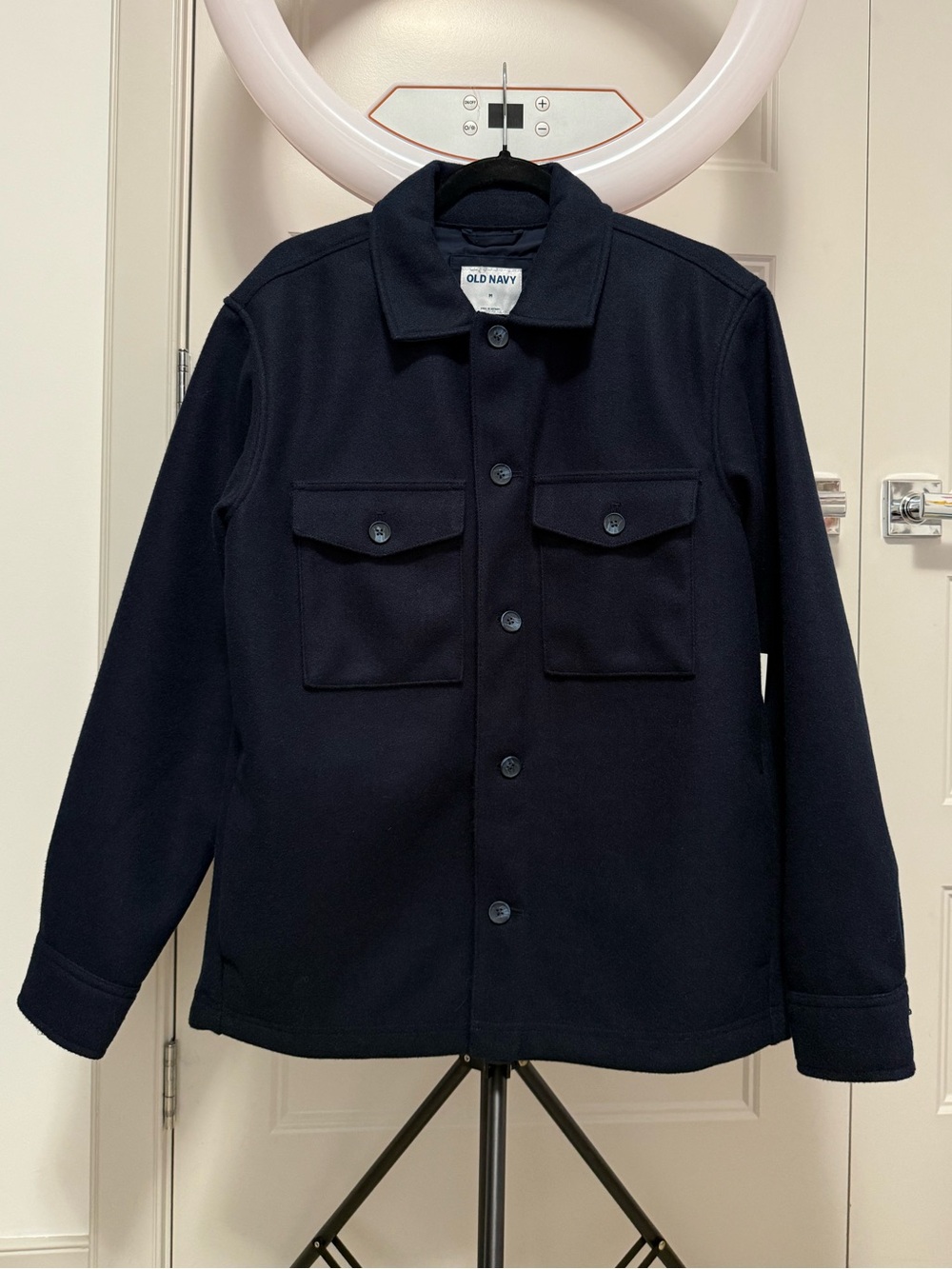New Men’s Blue Soft Brushes Jacket